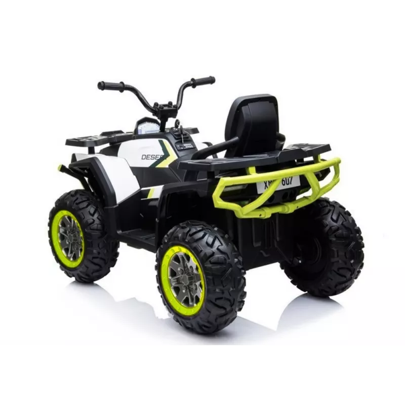 LEAN CARS XMX607 elektrinis keturratis vaikams baltas