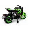 LEAN CARS XW-07 baterijomis varomas motociklas su LED ratais, žalias