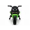 LEAN CARS XW-07 baterijomis varomas motociklas su LED ratais, žalias