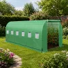 LEAN Garden folijos tunelinis šiltnamis PRO rėmas 25MM 10x4x2M 40M²