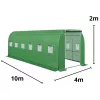 LEAN Garden folijos tunelinis šiltnamis PRO rėmas 25MM 10x4x2M 40M²