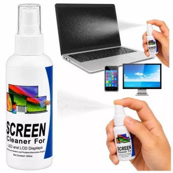 LEAN LCD LED TFT Computer Phone Screen Cleaner 100 ml su mikropluošto šluoste