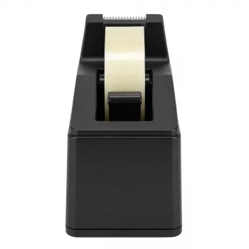 LEAN Office Tape Dispenser, Black Classic