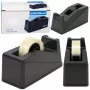 LEAN Office Tape Dispenser, Black Classic