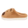 LEAN Plush Capybara House Slippers With Ears Warm Soft Beige Size 34-35