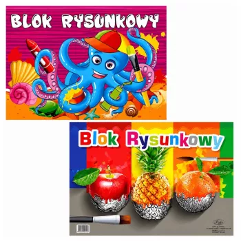 LEAN SCHOOL PROTOS baltas piešimo bloknotas A3, 19 lapų