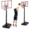 LEAN SPORT krepšinio stovas mobilus reguliuojamas 200-305 cm