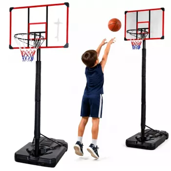 LEAN SPORT krepšinio stovas mobilus reguliuojamas 200-305 cm
