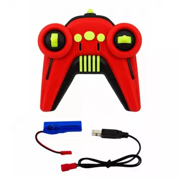 LEAN TOYS 1:14 4WD 360° besisukantis valdomas automobilis su LED žibintais