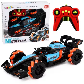 LEAN TOYS 1:14 4WD 360° besisukantis valdomas automobilis su LED žibintais