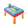 LEAN TOYS 3-in-1 Magnetinė-Kreidinė Lenta, Mėlynas Staliukas Žaidimams