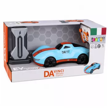 LEAN TOYS 30335 Modern Remote Controlled Car RC Light Station Blue 1:16