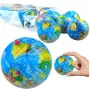 LEAN TOYS Anti-Stress Kneading Globe Earth Exercise Ball 6cm