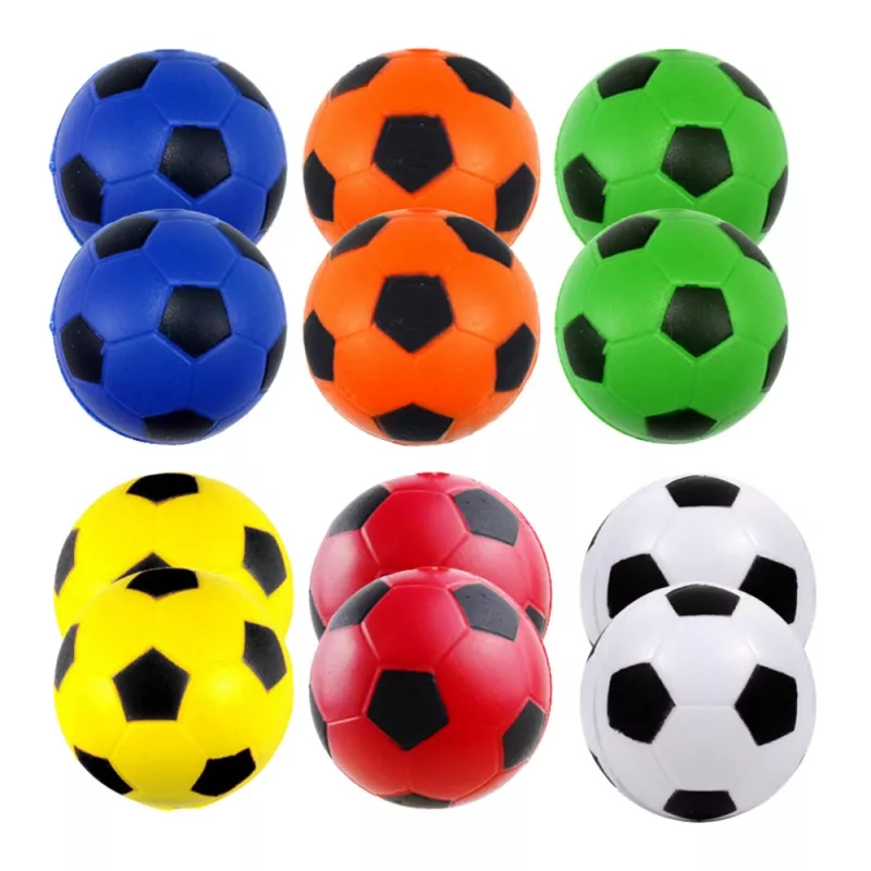 LEAN TOYS Anti-Streso atšokantys kamuoliukai, 12 vnt., spalvoti, 6,5 cm