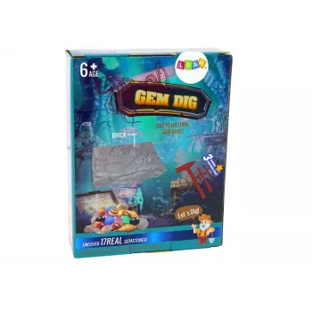 LEAN TOYS Archaeological Gem Mine Crystal Set