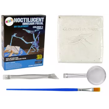 LEAN TOYS Archeologijos kasinėjimų rinkinys Dinozaurų skeletas Pteranodonas 3D holograma