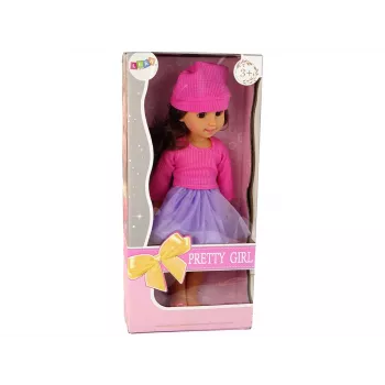 LEAN TOYS Baby Girl Doll Brown Hair