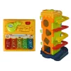 LEAN TOYS Balls Slide Educational Block Sorter with Piano