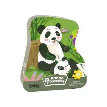 LEAN TOYS Bamboo Forest Panda Puzzle 48 Elements