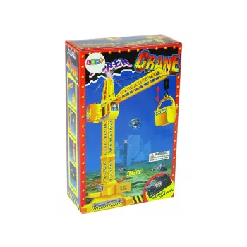 LEAN TOYS Valdomas nuotoliu kranas su judančia strėle