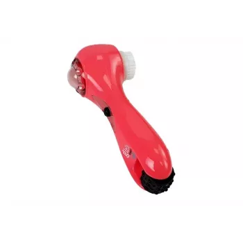 LEAN TOYS Grožio rinkinys su krepšiu, masažuokliu ir lūpų dažais