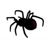 LEAN TOYS Big Hairy Spider Black Widow Remote Controlled