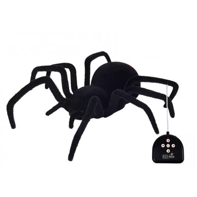 LEAN TOYS Big Hairy Spider Black Widow Remote Controlled