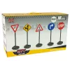 LEAN TOYS Didysis edukacinių kelio ženklų rinkinys 82 cm