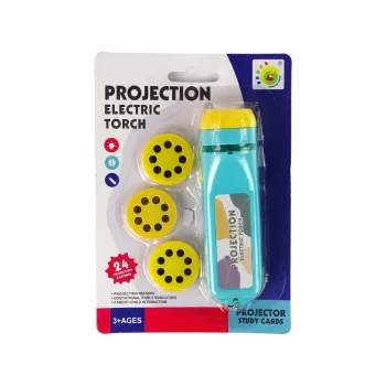 LEAN TOYS Blue Photo Projector 24 Images