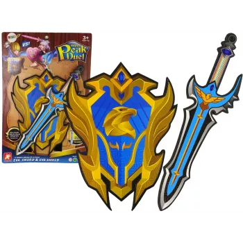 LEAN TOYS Blue Warrior Sword Shield Set from EVA Foam