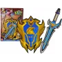 LEAN TOYS Blue Warrior Sword Shield Set from EVA Foam