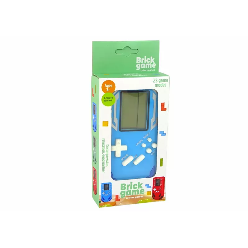 LEAN TOYS Brick Game Console Blue
