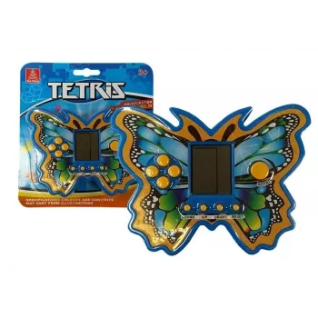 LEAN TOYS Brick Game Tetris Butterfly Blue