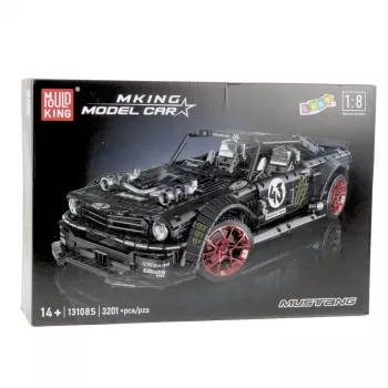 LEAN TOYS Konstruktorius Sportinis Automobilis Mustang Hoonicorn V2 – 3201 detalių, 1:8 mastelis, ABS plastikas