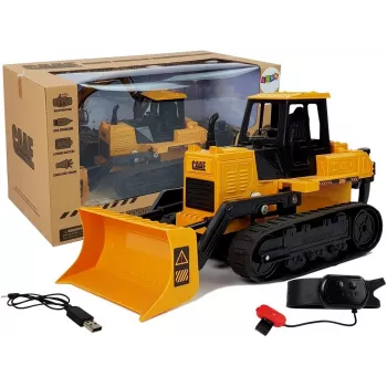 LEAN TOYS Buldozeris su Vikšriniais Ratukais Valdomas Rankos Gestu 2.4G 1:28