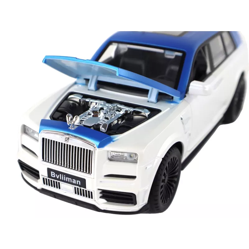 LEAN TOYS Automobilis RC 1:20 Baltas ir Mėlynas nuotoliniu valdymu