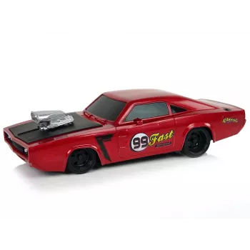 LEAN TOYS Automobilis RC Sportinis su lipdukais 1:20 Raudonas Pilotas