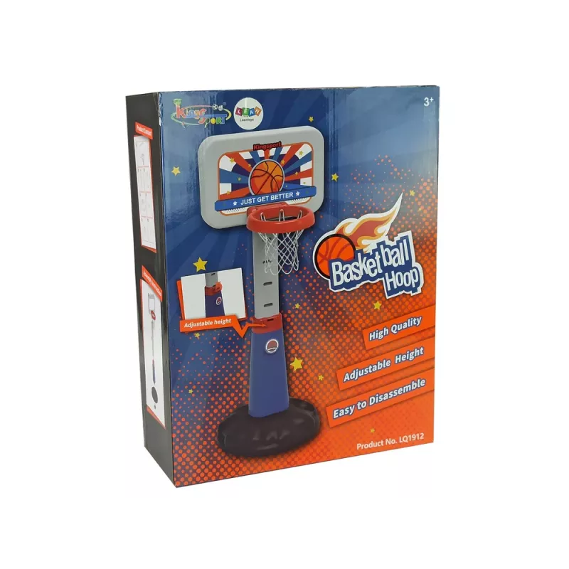LEAN TOYS Vaikų krepšinio komplektas komandiniam žaidimui 125 cm
