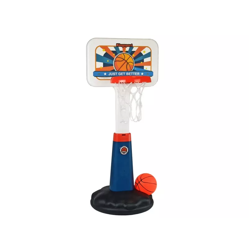 LEAN TOYS Vaikų krepšinio komplektas komandiniam žaidimui 125 cm
