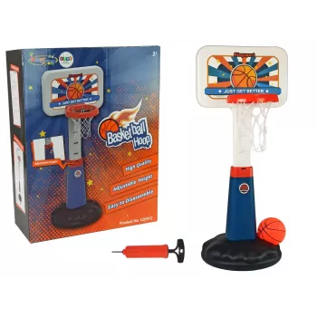 LEAN TOYS Vaikų krepšinio komplektas komandiniam žaidimui 125 cm