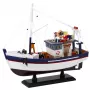 LEAN TOYS Kolekcinis dekoratyvinis žvejybinio laivo modelis 37x34cm