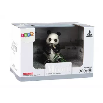 LEAN TOYS Collector's Figurine Great Panda su Bambuku