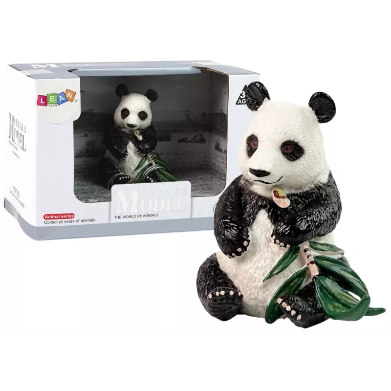 LEAN TOYS Collector's Figurine Great Panda su Bambuku