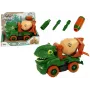 LEAN TOYS Concrete Truck Dinosaur Unwrecker Green Accessories