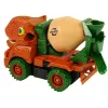 LEAN TOYS Concrete Truck Dinosaur Unwrecker Orange Accessories