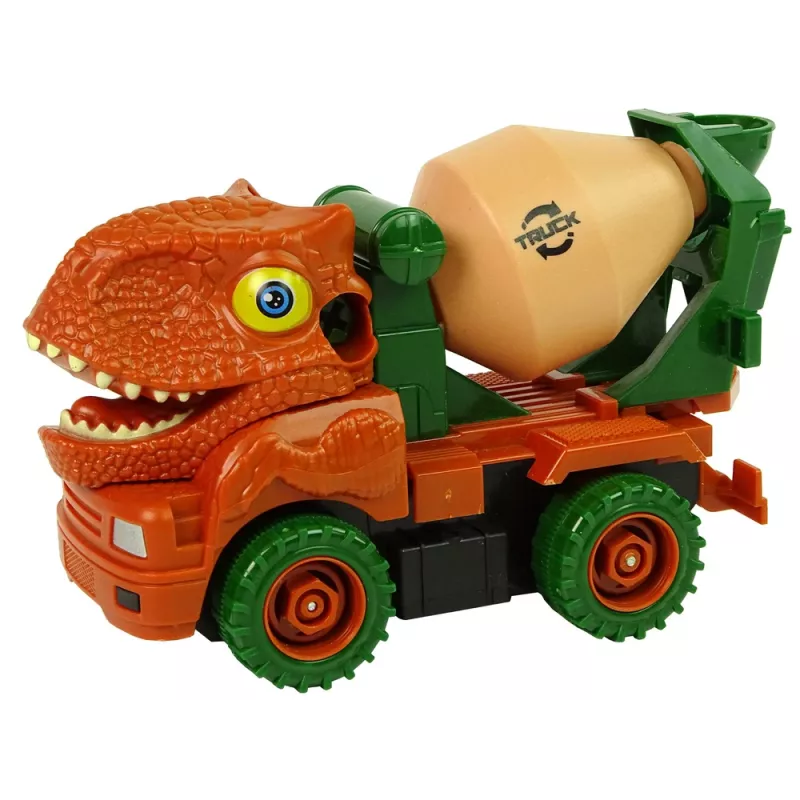 LEAN TOYS Concrete Truck Dinosaur Unwrecker Orange Accessories