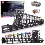 LEAN TOYS Construction Blocks Ball Track with Electric Motor 2520 psl.