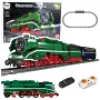 LEAN TOYS 23646 RC garvežio konstruktorius su nuotolinio valdymo pultu ir bėgiais, 2348 dalys