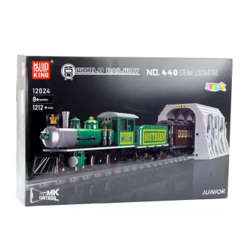 LEAN TOYS konstruktorius nuotoliniu būdu valdomas garvežys RC žalias 1212 dalių