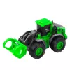 LEAN TOYS Statybinė technika Ekskavatorius Krautuvas Buldozeris Green Drive Mix